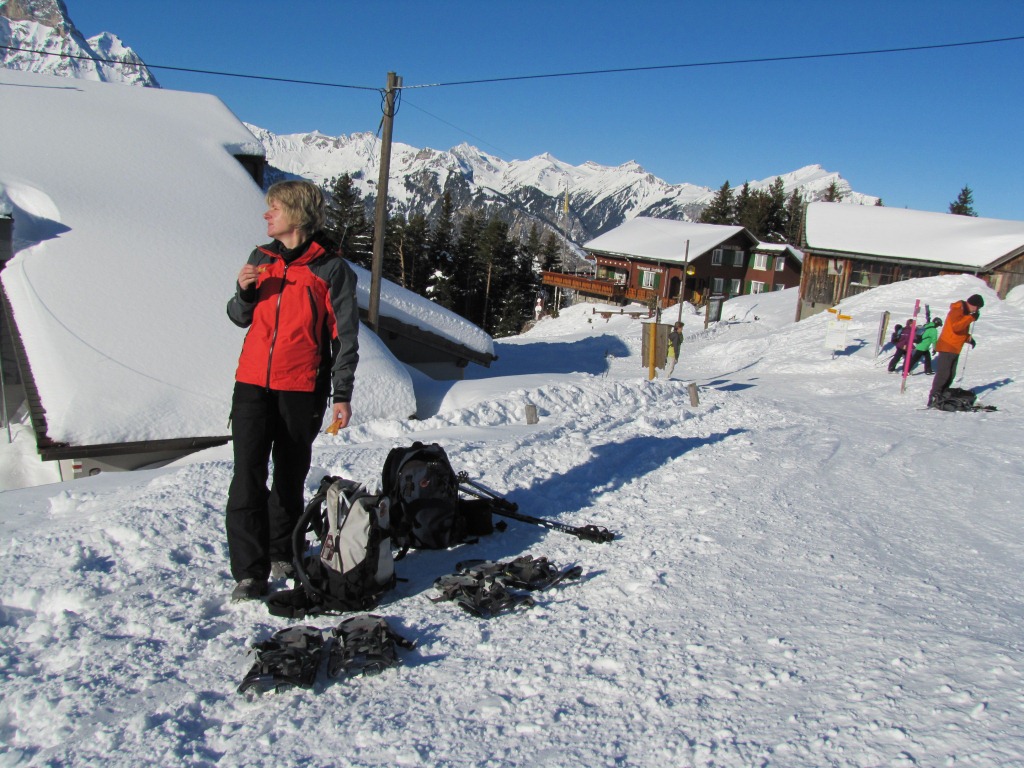 bei der Bergstation Eggbergen 1446 m.ü.M.