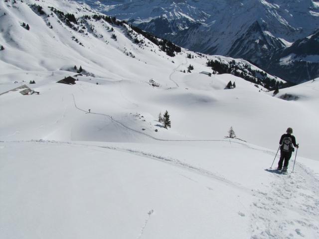 Blick ins Mättental mit Punkt 1854 m.ü.M.