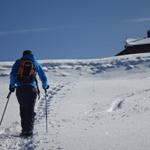 Stefano auf dem Weg zur Furggelenhütte