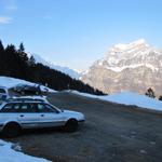 beim Parkplatz vom Skilift Schilt, das sich bei Chängel 1144 m.ü.M. befindet