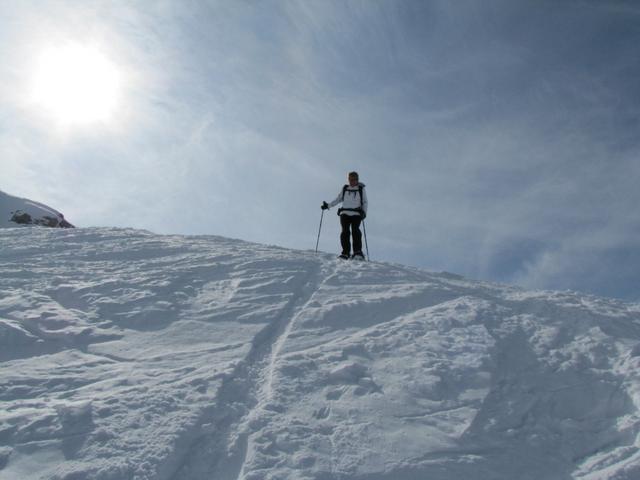 das schönste an einer Schneeschuhtour, ist das runterlaufen