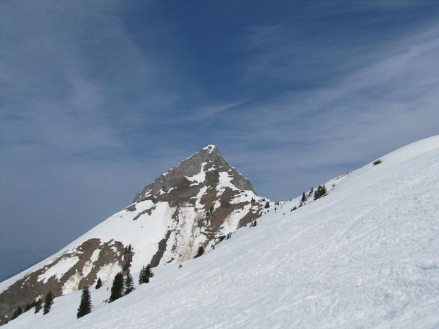 Blick zum Fronalpstock. Dort oben waren wir auch schon