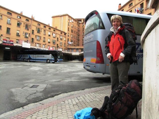 nach 23 Std. Busfahrt haben wir endlich Logroño erreicht