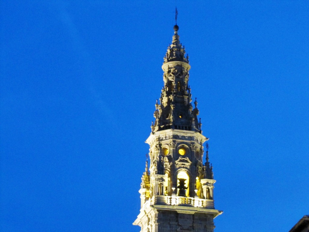 der schöne Kirchturm den wir heute Nachmittag schon von weitem über die Kornfelder gesehen haben