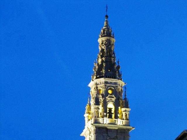 der schöne Kirchturm den wir heute Nachmittag schon von weitem über die Kornfelder gesehen haben