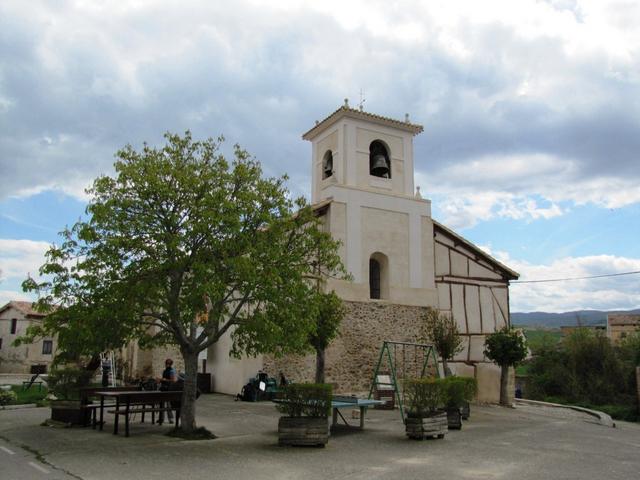 die schöne Kirche von Viloria. Viloria ist ein spezieller Ort