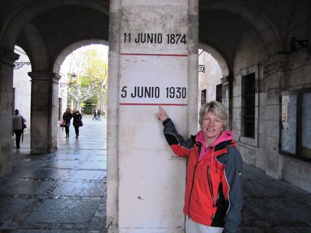 Burgos am Rio Arlanzón gelegen, war früher diverse male überschwemmt worden