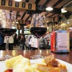 das Essen und der Wein ein Rioja Crianza, waren superlativ