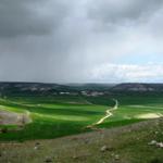 Wolkenbruch über Hornillos del camino