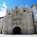 der für Karl V. errichtete Bogen "Arco de Santa Maria" 14.Jh. eines der 12 Stadttore von Burgos