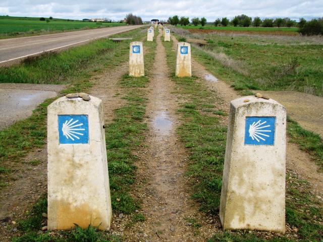 weiter geht es nach Villamentero de Campos. Hier kann man sich definitiv nicht verlaufen