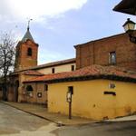 am Vortag in El Burgo Ranero bei der Kirche aufgehört. Heute am gleichen Ort Start der neuen Etappe