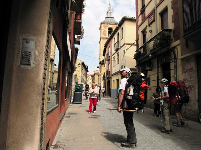 Hannelore und Erich in der Altstadt von León