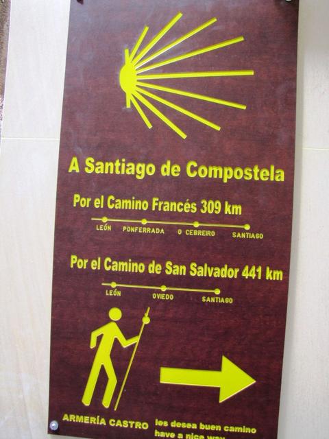 noch 309 km bis Santiago