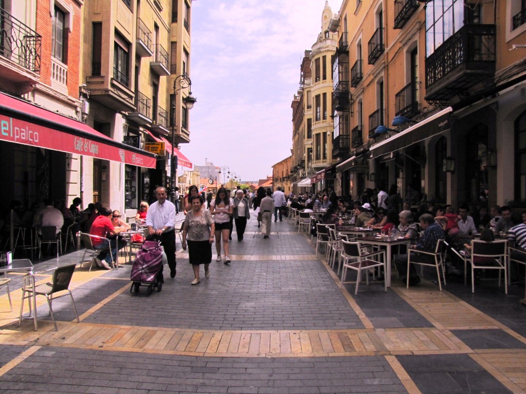 auf der Calle Ancha auf dem Weg zur Kathedrale