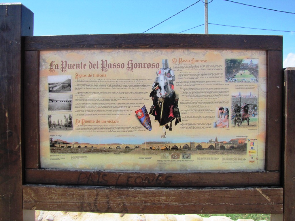 auf dieser Tafel ist die ganze Geschichte vom erwähnten Ritter in Wort und Bild aufgeführt