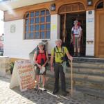 was für eine Freude! direkt bei der Brücke treffen wir auf Hannelore&Erich