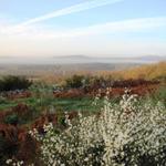 Blick in die Ebene (Sierra Teleno), der Maragatería und Astorga