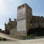 die Templerburg in Ponferrada. Eines der bedeutendsten Zeugnisse mittelalterlicher Militärarchitektur in Spanien