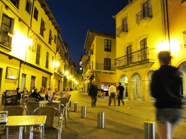 Ponferrada bei Nacht