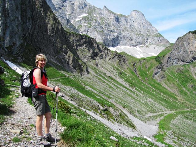 bei so schönem Wetter macht Wandern Spass