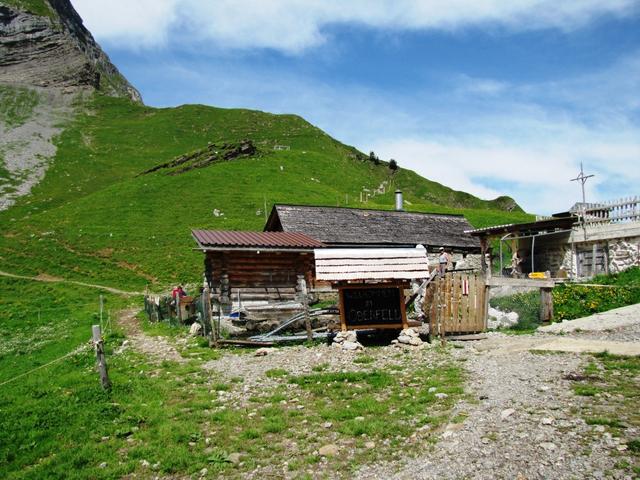 Bergwirtschaft auf Alp Oberfeld