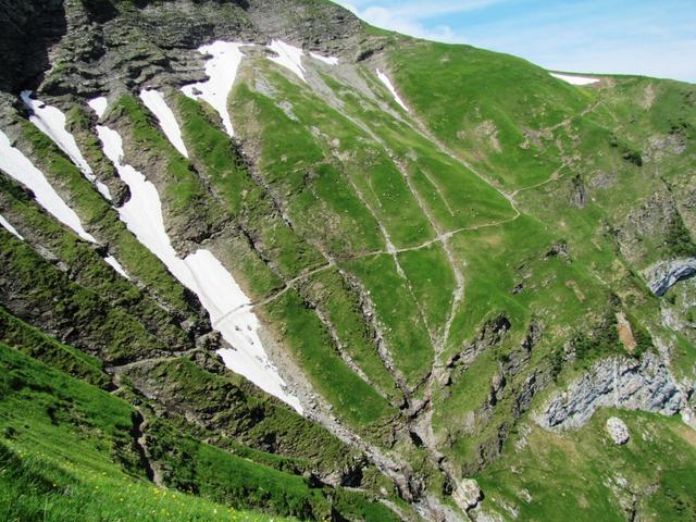 schöne Blick auf den Kessel vom Walengräben