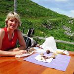 bei der Bergwirtschaft auf der Walenalp haben wir die Mittagspause eingelegt