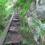 der Weg ist gut ersichtlich und ausgebaut