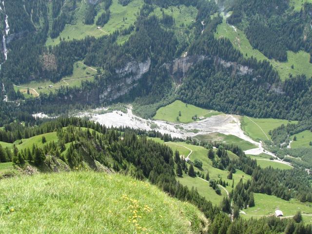 Tiefblick zum Gorneregrund mit dem Tschingelsee