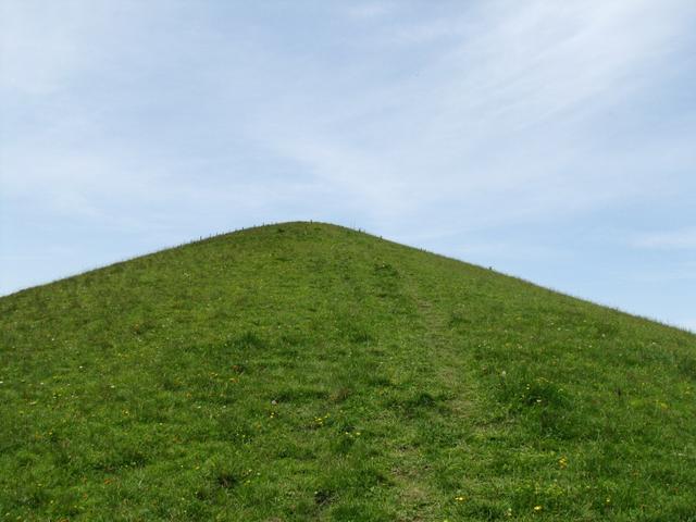 Blick zurück zum Gipfel des Abendberg/Abeberg