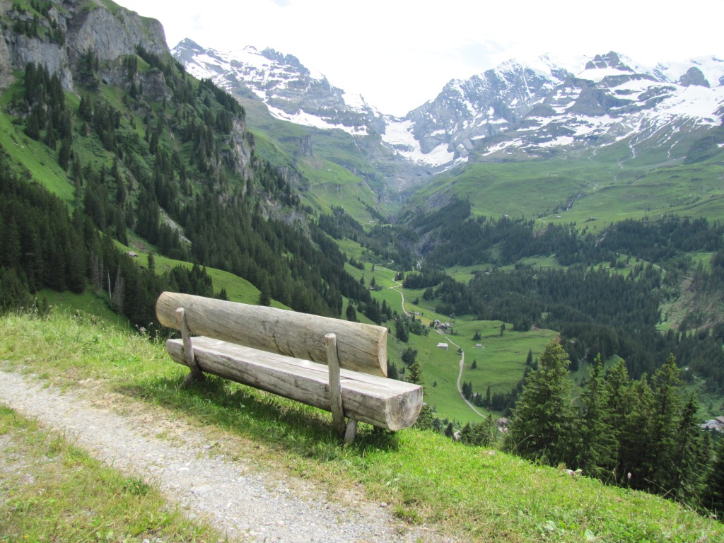 und immer so eine traumhafte Aussicht. Wanderung nicht in die Gegenrichtung unter die Füsse nehmen!