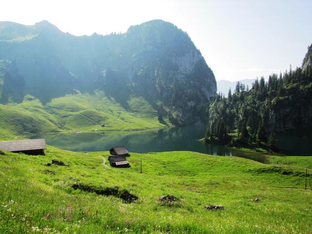 Blick zurück zum Hinterstockensee