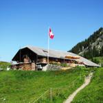 das Berggasthaus Oberstockenalp auf Oberstocke 1785 m.ü.M.