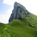 der Stockhorn ist ein Berg mit zwei Gesichter. Lieblich und grün auf einer Seite, grau und abweisend auf der anderen Seite