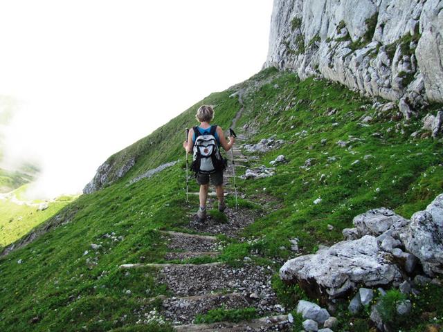 der Weg ist gut ausgebaut