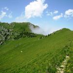 das ist ein Höhenweg und Gratwanderung der Superlative bei Punkt 1924 m.ü.M.