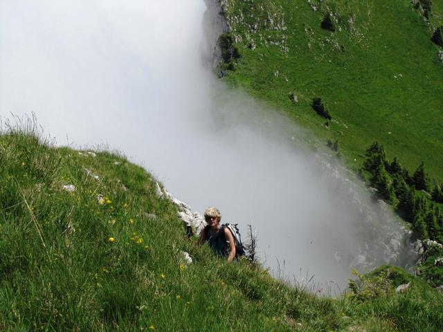 der Weg ist so steil, das meine Maus fast nicht ersichtlich ist