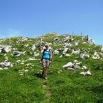 von der Hohmad führt der Bergweg wieder abwärts