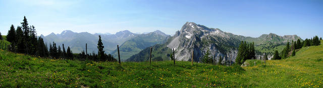 schöne Breitbildfoto bei "Stand" aufgenommen mit Blick auf die Seehore