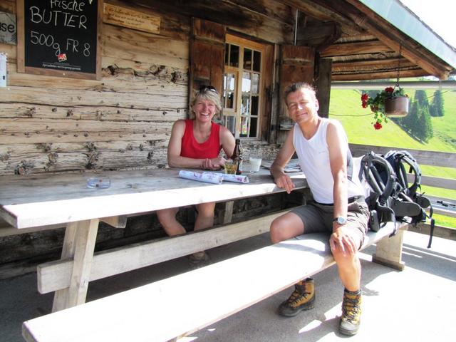 bei der Bergwirtschaft Seeberg haben wir eine Pause eingelegt und Würste gekauft