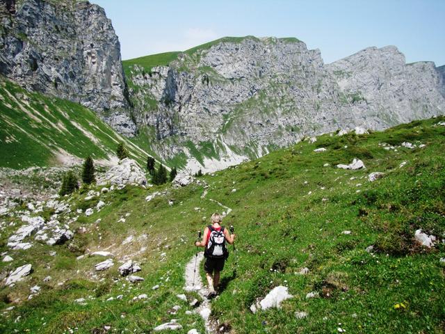 auf gutem Wege geht die Wanderung weiter