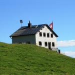 bei der Calandahütte 2073 m.ü.M. mit seiner grossartigen Aussicht auf das Churer Rheintal