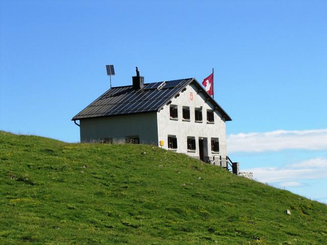 bei der Calandahütte 2073 m.ü.M. mit seiner grossartigen Aussicht auf das Churer Rheintal