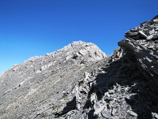 bei Punkt 2755 m.ü.M. mit Blick auf den Haldensteiner Calanda