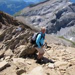 Mäusi ist von der Bergtour auf dem Haldensteiner Calanda begeistert