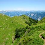 bei der Wolfegg 2066 m.ü.M. gut ersichtlich unser weiterer Wegverlauf