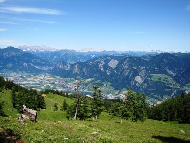 wir haben die Vazer Alp erreicht. Eine schöne Bergtour geht zu Ende