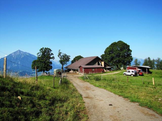 das Bauernhaus bei Endorfallmi, mit einer grandiosen Aussicht