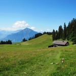 Blick zurück nach Underbärgli und Niesen